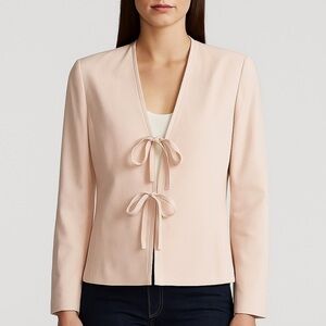 Polo Ralph Lauren Vintage Women’s Silk Blend Blazer Pink Size 14